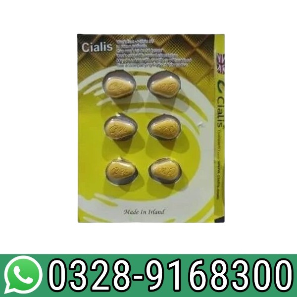 Cialis Pack of 6 Tablets Same Day Delivery in Lahore